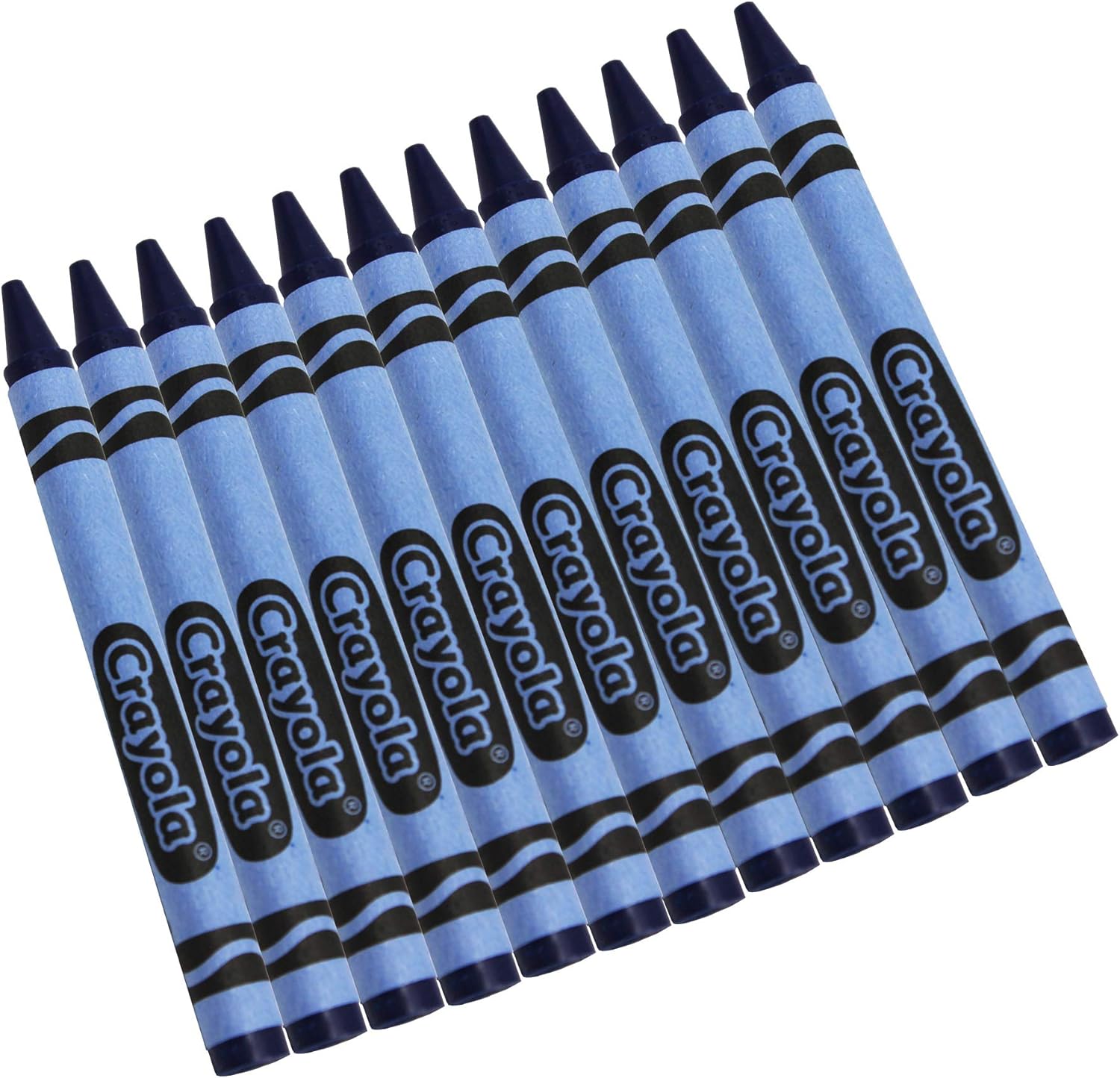 crayola *常规单色替换蜡笔(12 只装) 蓝色